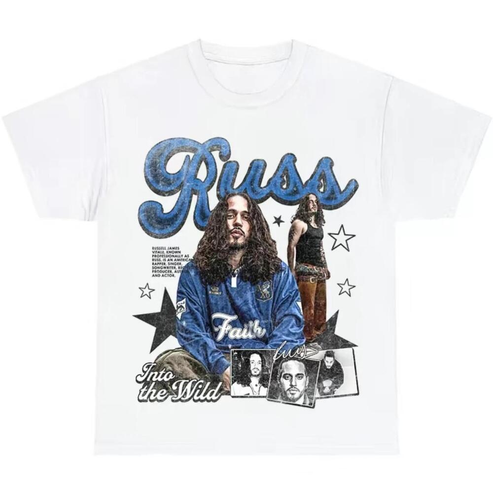 Retro Russ Shirt, Russ Hip Hop Bootleg Rap Unisex T-Shirt